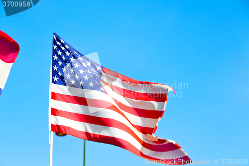 Image of   waving flag in    colour