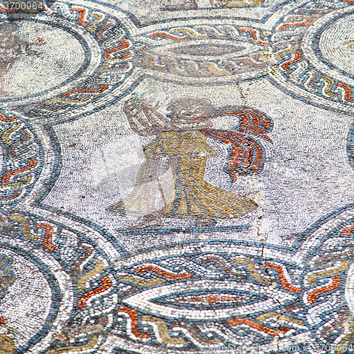 Image of roof mosaic in the old city morocco africa and history travel