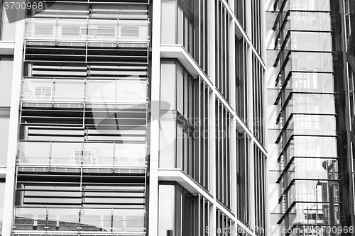 Image of windows in the city of london home and office   skyscraper  buil