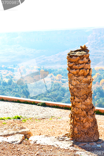 Image of in   valley  morocco  africa the atlas dry mountain 