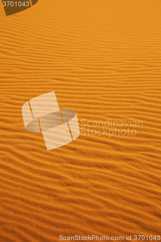 Image of the brown sand orange morocco desert 