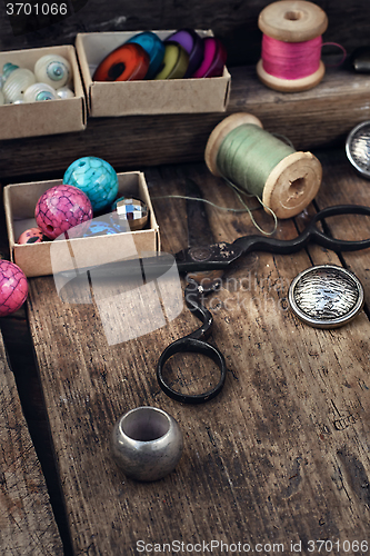 Image of Sewing supplies tailor