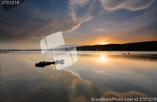 Image of Lake Burralow sunset