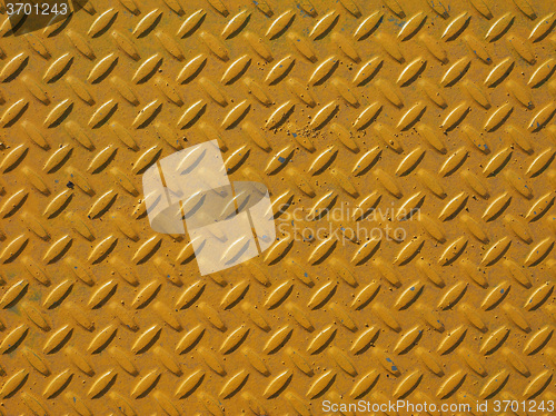 Image of Yellow steel diamond plate background