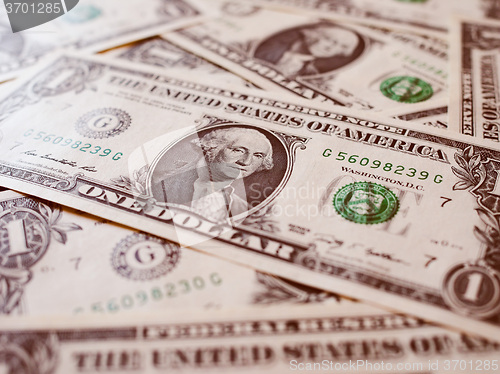 Image of Retro look Dollar notes 1 Dollar