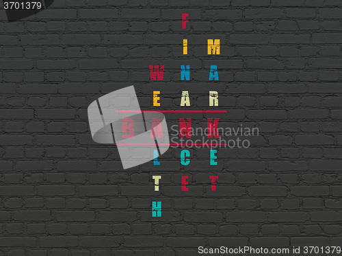Image of Banking concept: Bank in Crossword Puzzle