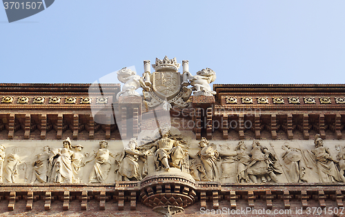 Image of Arc de Triomf in Barcelona