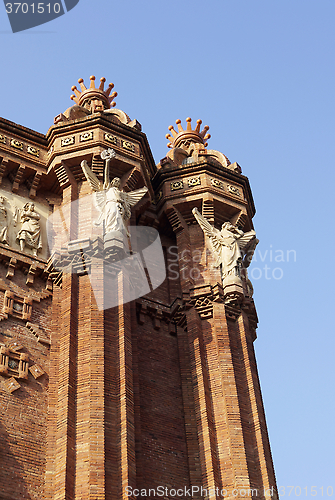 Image of Details of the Arc de Triomf