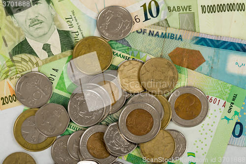 Image of South african countries banknotes