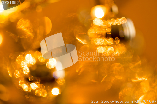 Image of Abstract blurry christmas background