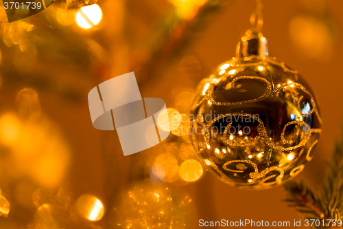 Image of Abstract blurry christmas background