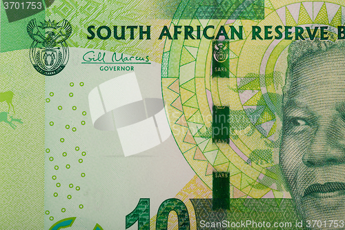 Image of detail of sout african rand