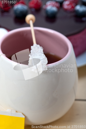 Image of english tea and dessert 