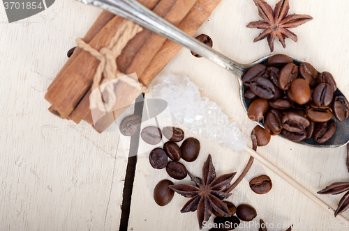 Image of coffe sugar and spice