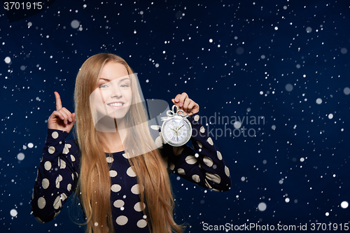 Image of Christmas, New Year, winter holidays celebration