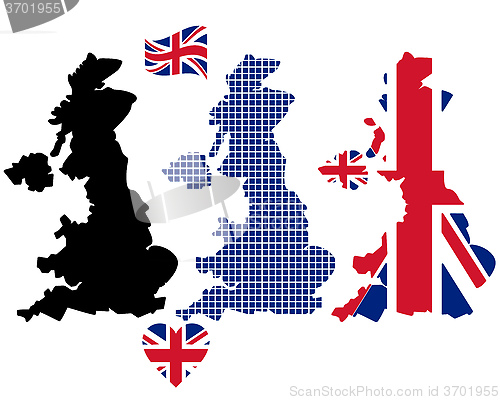 Image of map of england