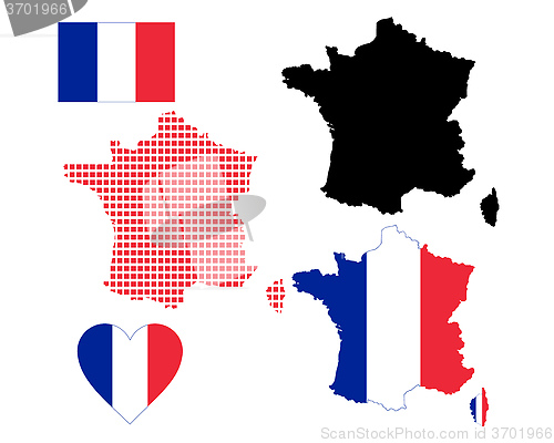 Image of map of France