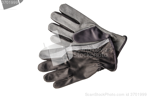 Image of Working gloves, isolated on a white background  