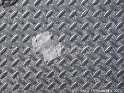 Image of Grey steel diamond plate background