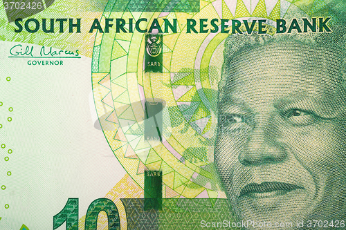 Image of detail of sout african rand