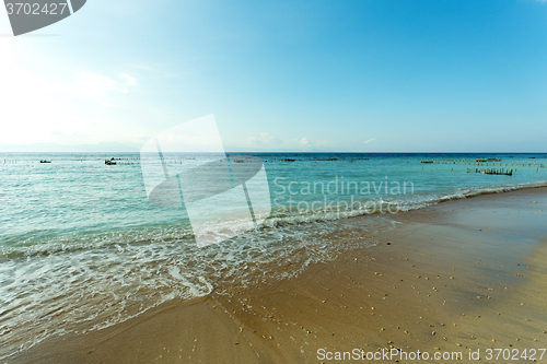 Image of dream beach Bali Indonesia, Nusa Penida island