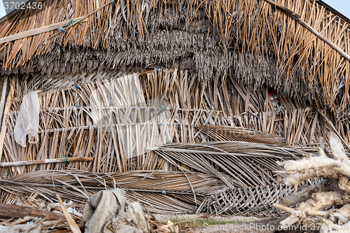 Image of indonesian house - shack on beach