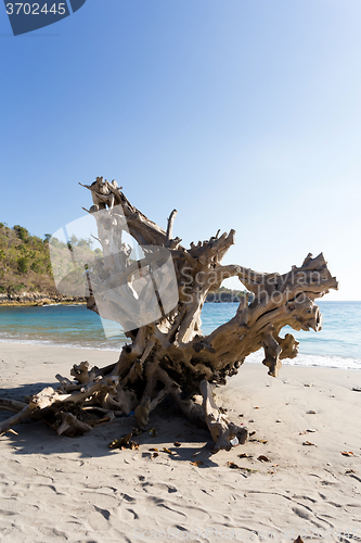 Image of famous Crystal beach at Nusa Penida island