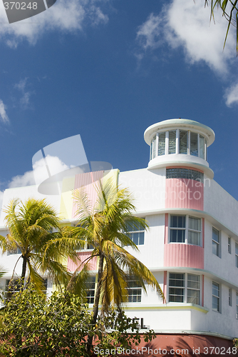 Image of art deco hotel south beach miami