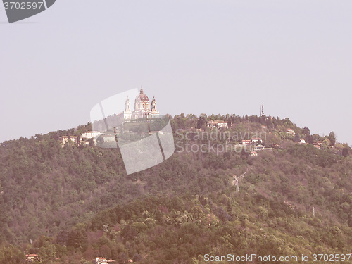 Image of Retro looking Turin hills
