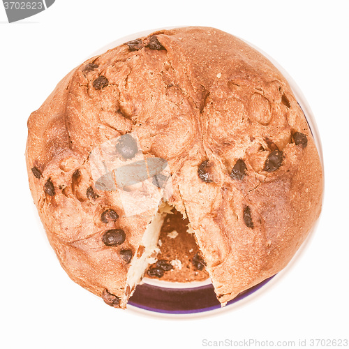 Image of Retro looking Panettone bread