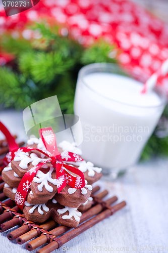 Image of cookies with milk