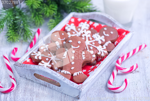 Image of cookies with milk