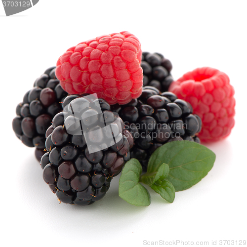 Image of Raspberry with blackberry 