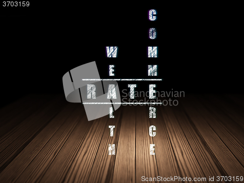 Image of Banking concept: Rate in Crossword Puzzle