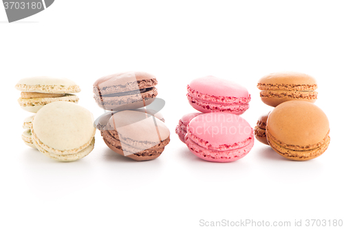 Image of Colorful French Macarons