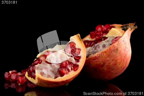 Image of Ripe pomegranate fruit