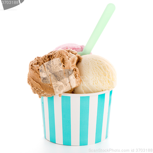 Image of Ice cream scoop in paper cup