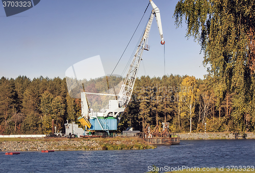 Image of Cleaning and deepening the river for navigation.