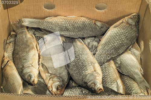 Image of Salted and dried river fish .