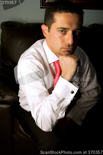 Image of Businessman on the Couch