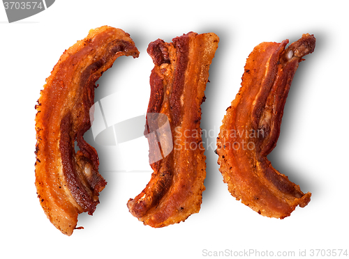 Image of Slices of bacon grilled