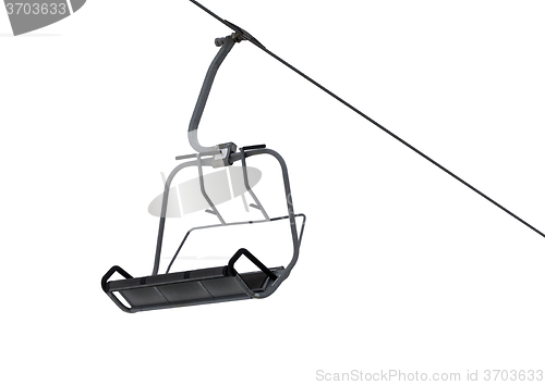 Image of Chair-lift isolated on white background 