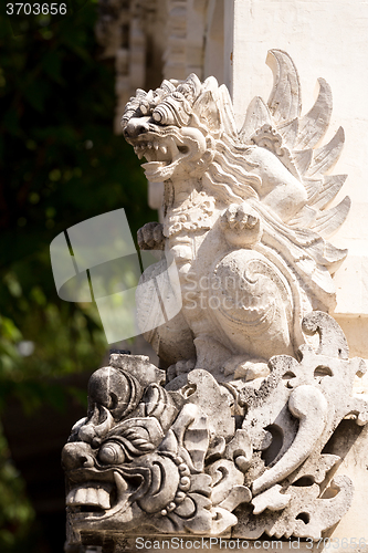 Image of Statue detail Hindu temple