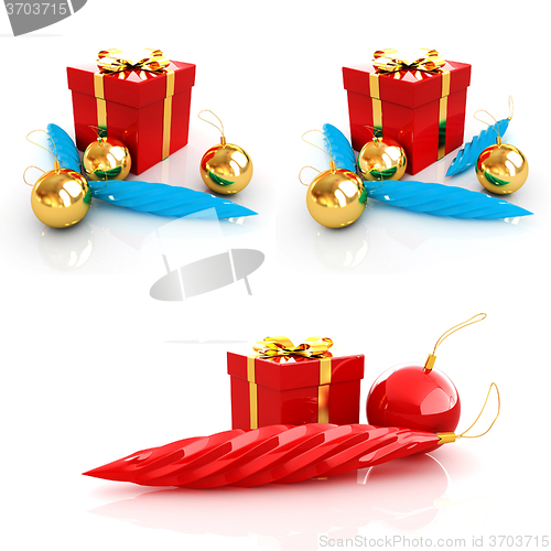 Image of Set of  Beautiful Christmas gifts