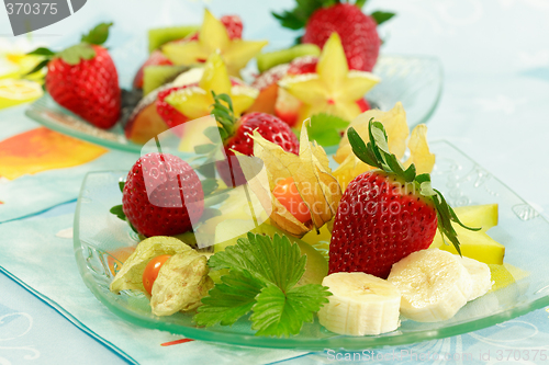 Image of Fresh fruits as dessert