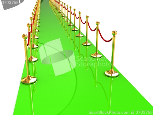 Image of 3d illustration of path to the success