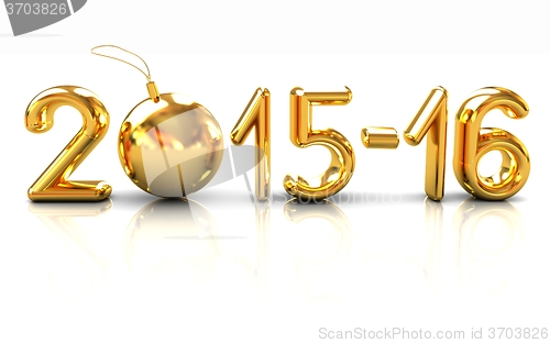 Image of Happy new 2016 year