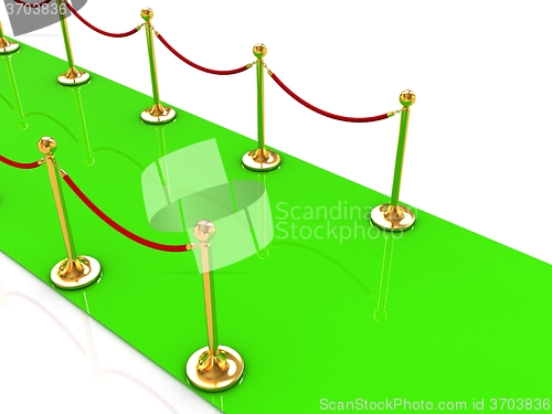 Image of 3d illustration of path to the success