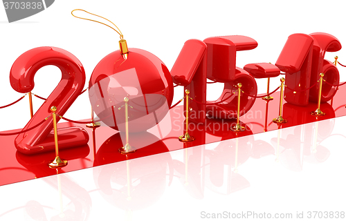 Image of Happy new 2016 year on New Year\'s path to the success