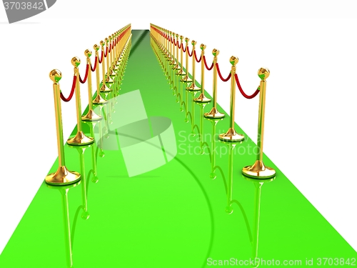Image of 3d illustration of path to the success